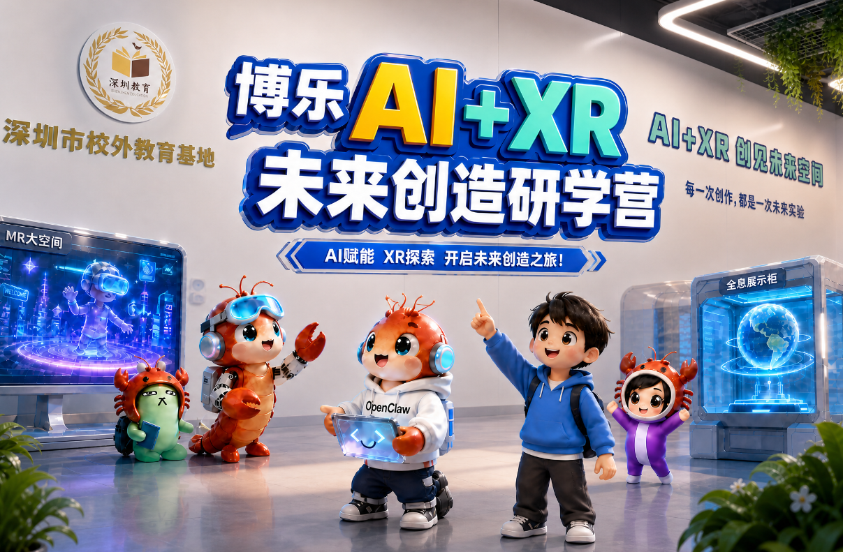半日变身小小CEO！博乐AI+XR 沉浸式研学，解锁 AI 一人公司新玩法